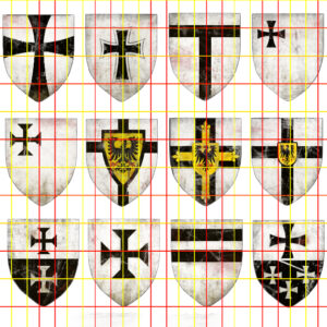 Shields of The Teutonic Knights