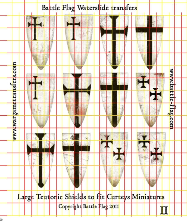 Shields of The Teutonic Knights.