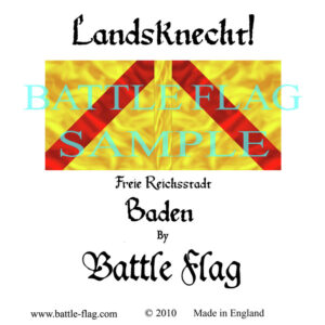 Baden Landsknecht Renaissance Wargame Banners and Flags