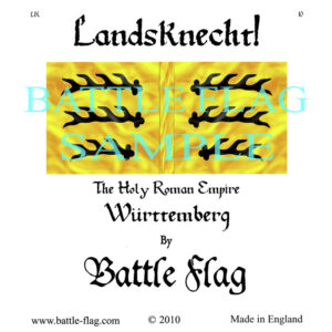 Wurttemberg Landsknecht Renaissance Wargame Banners and Flags
