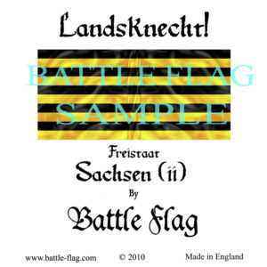 Saxony (ii) Landsknecht Renaissance Wargame Banners and Flags