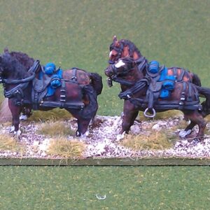 American Civil War Limber/Caisson Horse Team (4 Horse)