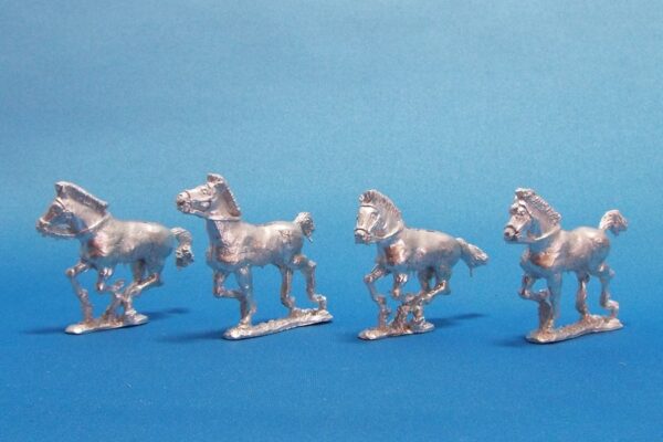 Greek cavalry horses.