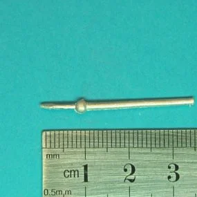 Pilum with round weight.