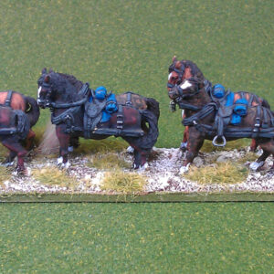 Limber and horse team (kepi at rest)