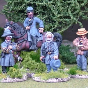 Confederate Characters. Stonewall Jackson Mounted Lee, Heth etc