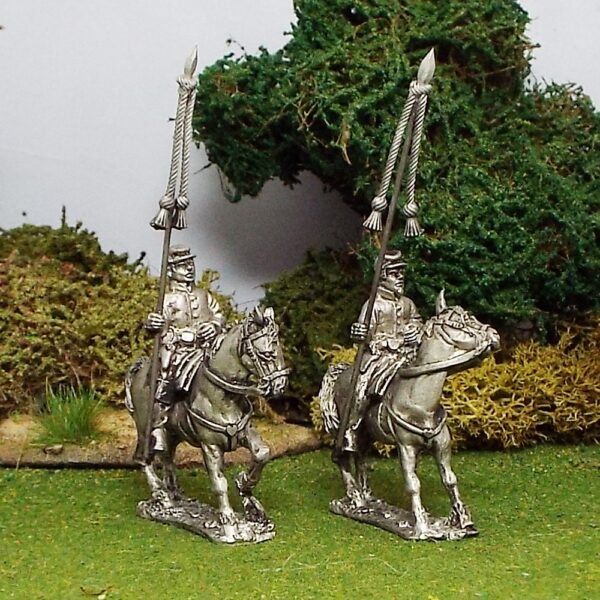 Mounted Standard Bearers Wearing Kepi .