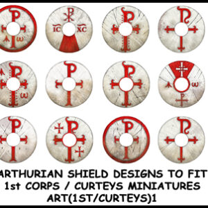 Romano British Shield Decals.