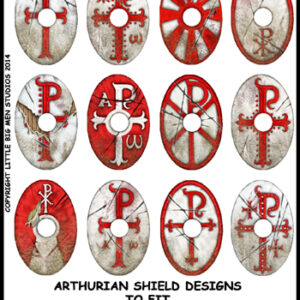 Romano British Shield Decals.