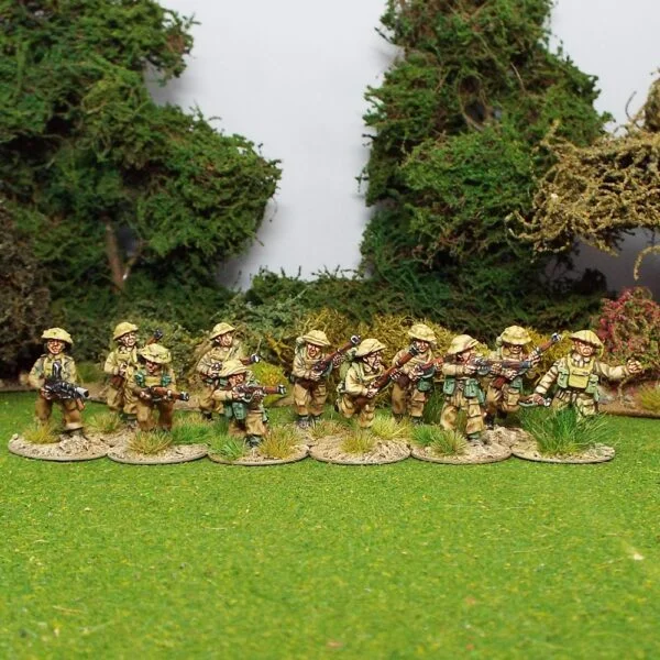 BEF Infantry Section with Covered Helmets.