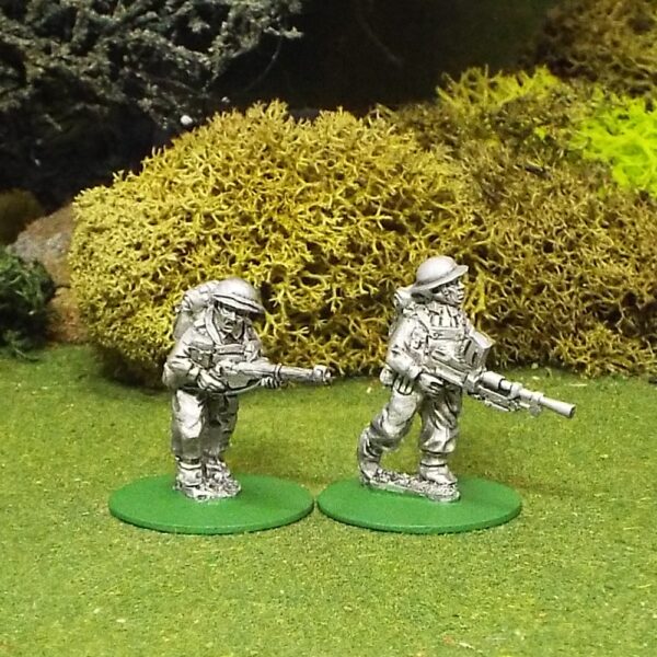 BEF Bren Gun Team Advancing.