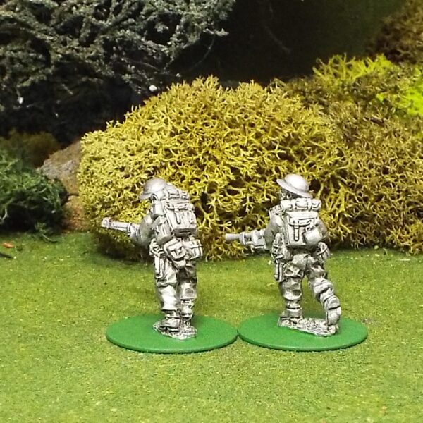 BEF Bren Gun Team Advancing.