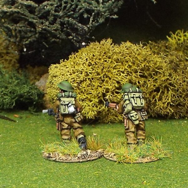 BEF Bren Gun Team Advancing.