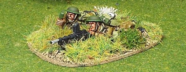 BEF Bren Gun Team Prone.