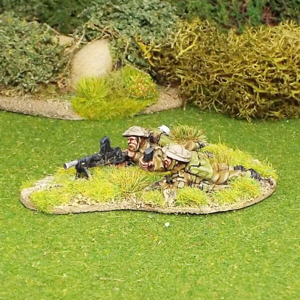 BEF Bren Gun Team Prone with Helmet Covers.