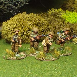 BEF Platoon or Company Command with covered helmets.