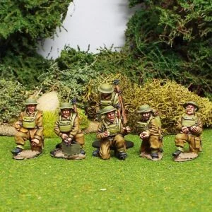 Hotchkiss 25mm Anti Tank Gun Crew ( 6 figures )