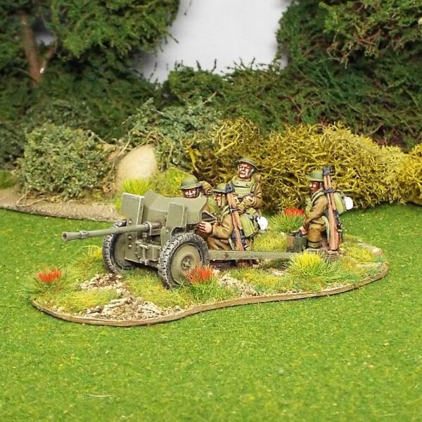 Hotchkiss 25mm Anti Tank Gun with 4 28mm Crew.