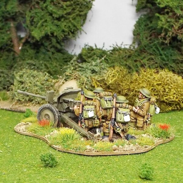 Hotchkiss 25mm Anti Tank Gun with 4 28mm Crew.