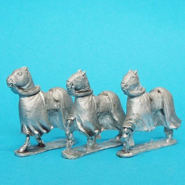 Early Medieval Barded Galloping Horses.