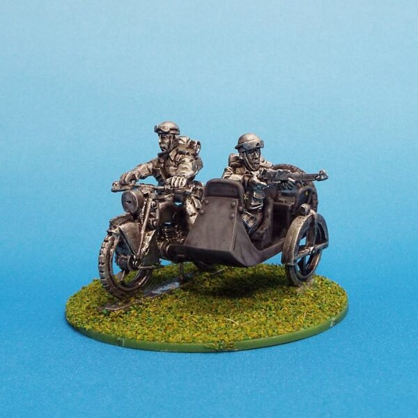 British Reconnaissance Motorcycle and side car.