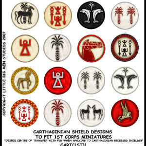 Carthaginian Assorted Round Infantry designs.