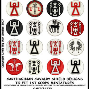 Cartheginian Assorted Round cavalry designs.