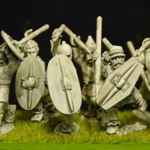 Celt or Gallic Celt or Gallic Clothed warriors (a) with Javelins