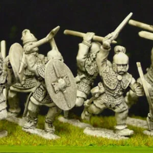 Celt or Gallic Noble warriors with mixed weapons