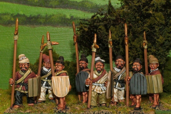 Peasant levy spearmen.