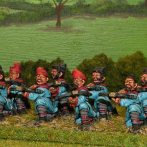 Kneeling un armoured crossbowmen.