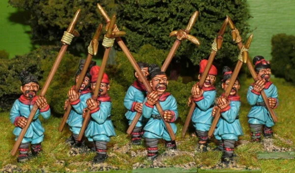 Un Armoured Halberdiers.