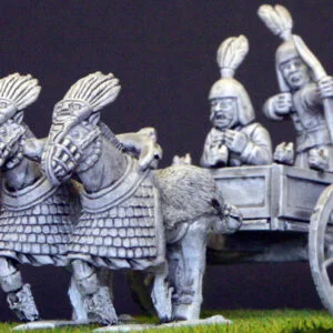 Zhou 2 horse chariot Noble with bow.