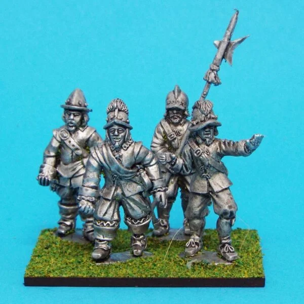 Sergeants with halberds.