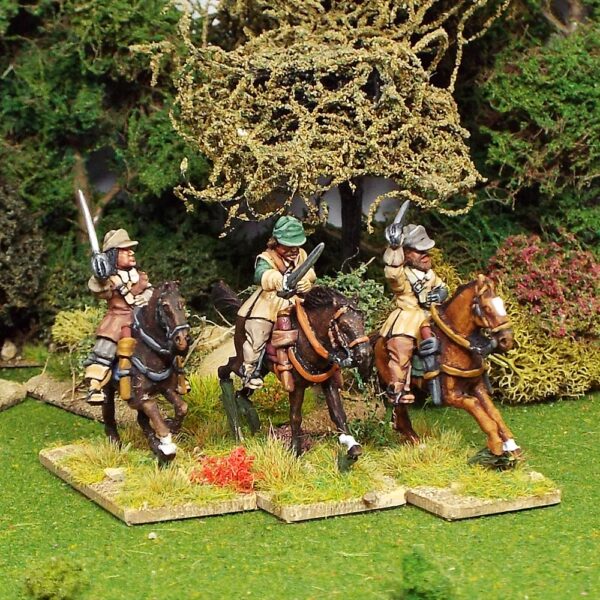 Troopers with sword, Buff Coat, Monterro Cap, Galloping Horses.