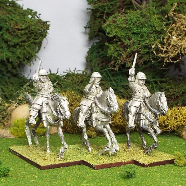 Armoured Troopers, Montero Cap with Sword, Galloping Horses.