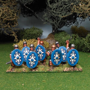 Auxilia with sword and oval shield.