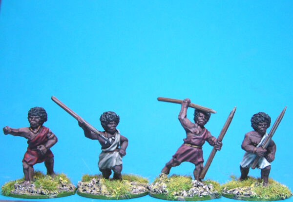 Numidian javelin men with shield.