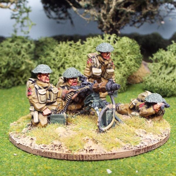 British Vickers Machine Gun and crew.