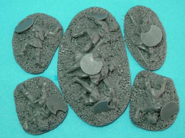 Greek Light infantry casualties. Light infantry casualties . Cast in resin. Supplied unpainted.