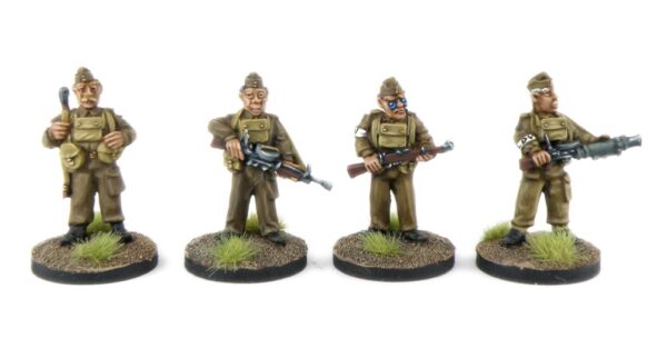 Home Guard Vicker's 'k' and Lewis Gun teams.