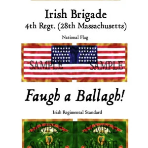 Irish Brigade. 4th Regiment, National Flag, Regimental Colour