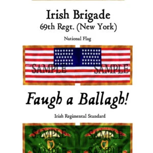 Irish Brigade. 69th New York, National Flag, Regimental Colour