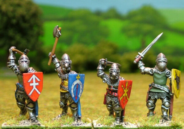 Dismounted knights