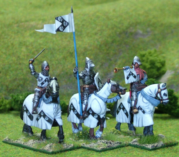 Mounted Knights Command II barded horses