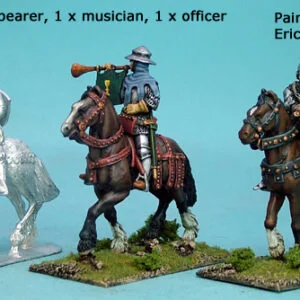 Mounted Knights Command Unbarded Horses.