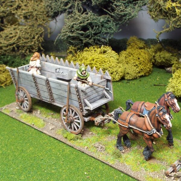 Large War Wagon with Triangular Caselated Defence Hoarding