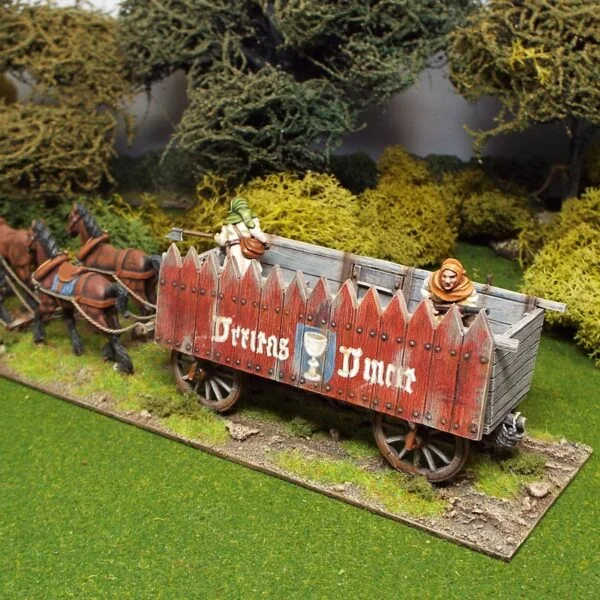 Large War Wagon with Triangular Caselated Defence Hoarding