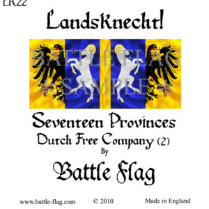 Dutch Free Company.(2)    Landsknecht Renaissance Wargame Banners and Flags.