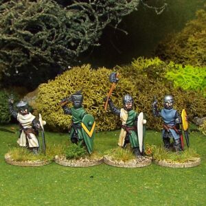 Foot knights with hand weapons 1